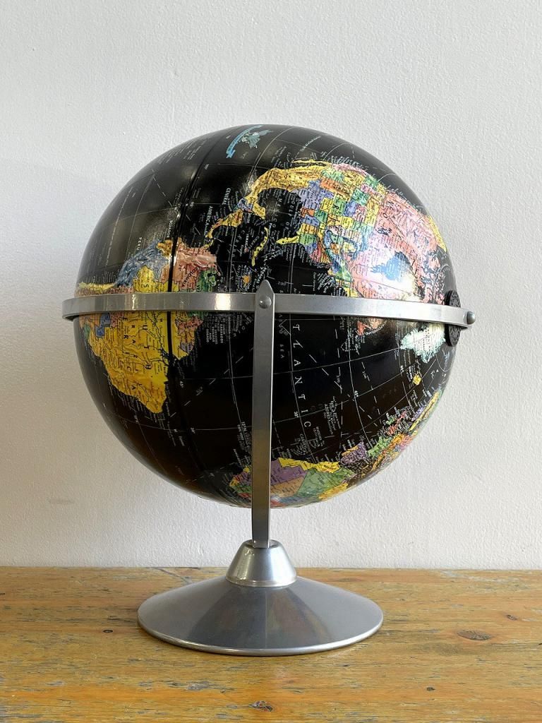 REPLOGLE社製 ヴィンテージ ブラックオーシャン グローブ / 地球儀