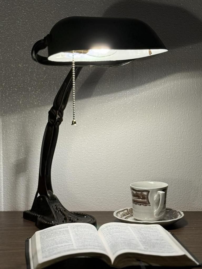 1920-40's ヴィンテージ バンカーズランプ - アンティーク、ビンテージ