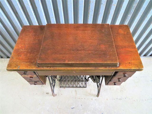 SINGER社 アンティーク ミシン台 - アンティーク、ビンテージの