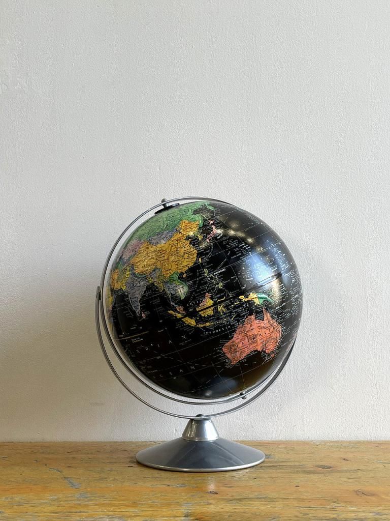 REPLOGLE社製 ヴィンテージ ブラックオーシャン グローブ / 地球儀