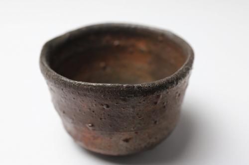 池田省吾 「 種子島ぐい呑 」 種子島無比 焼締め 酒器 - レトロ