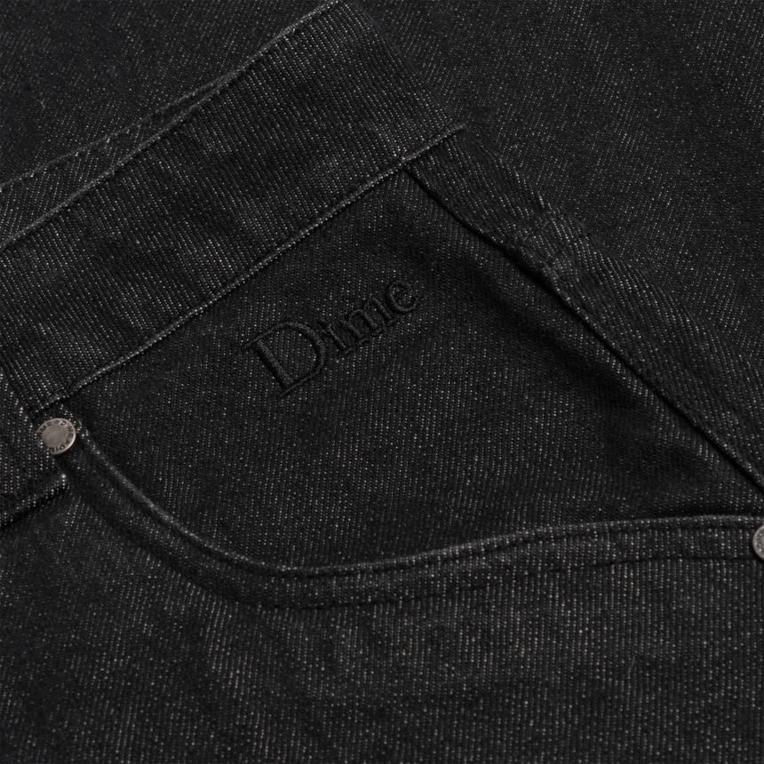 Dime Baggy Denim Pants / BLACK WASHED (ダイム デニムパンツ