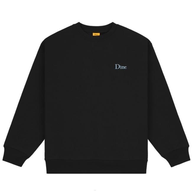 Dime Classic Small Logo Crewneck / Black (ダイム クルーネック