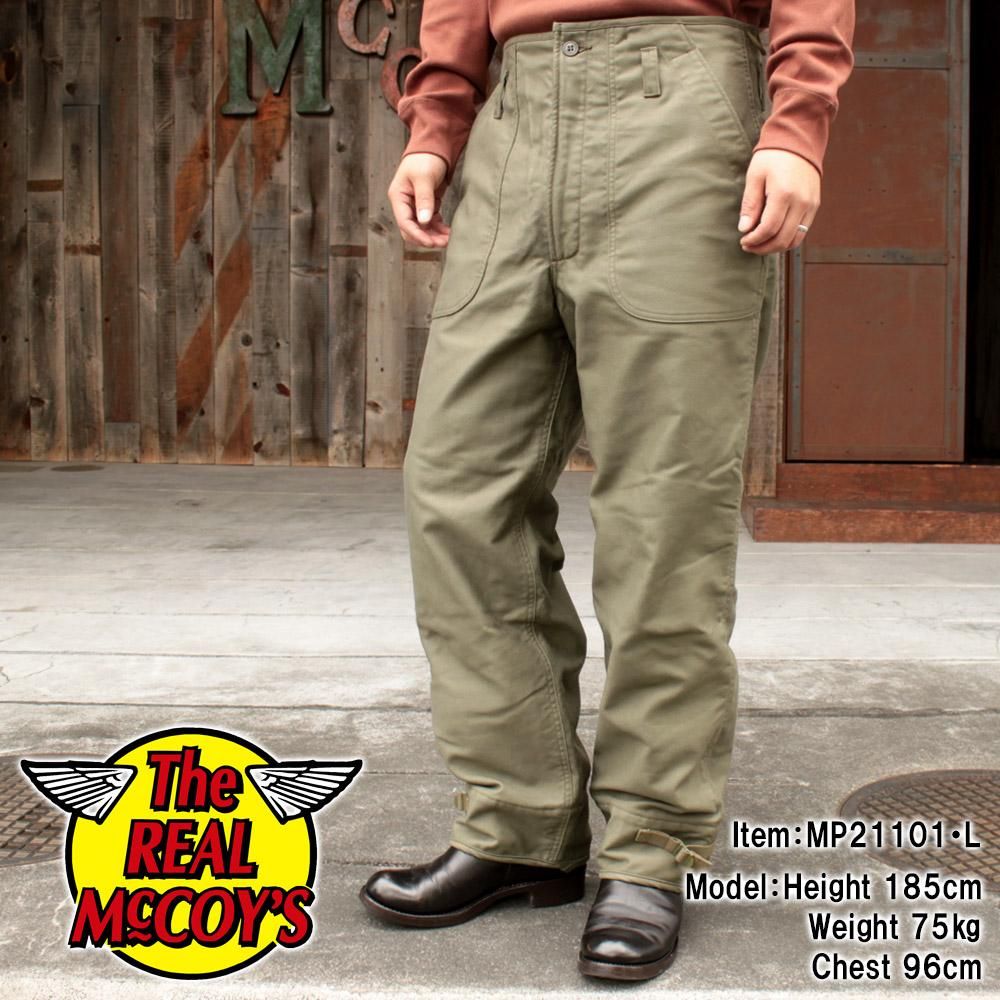 The REAL McCOY'S MP21101 U.S.N. A-2 DECK TROUSERS