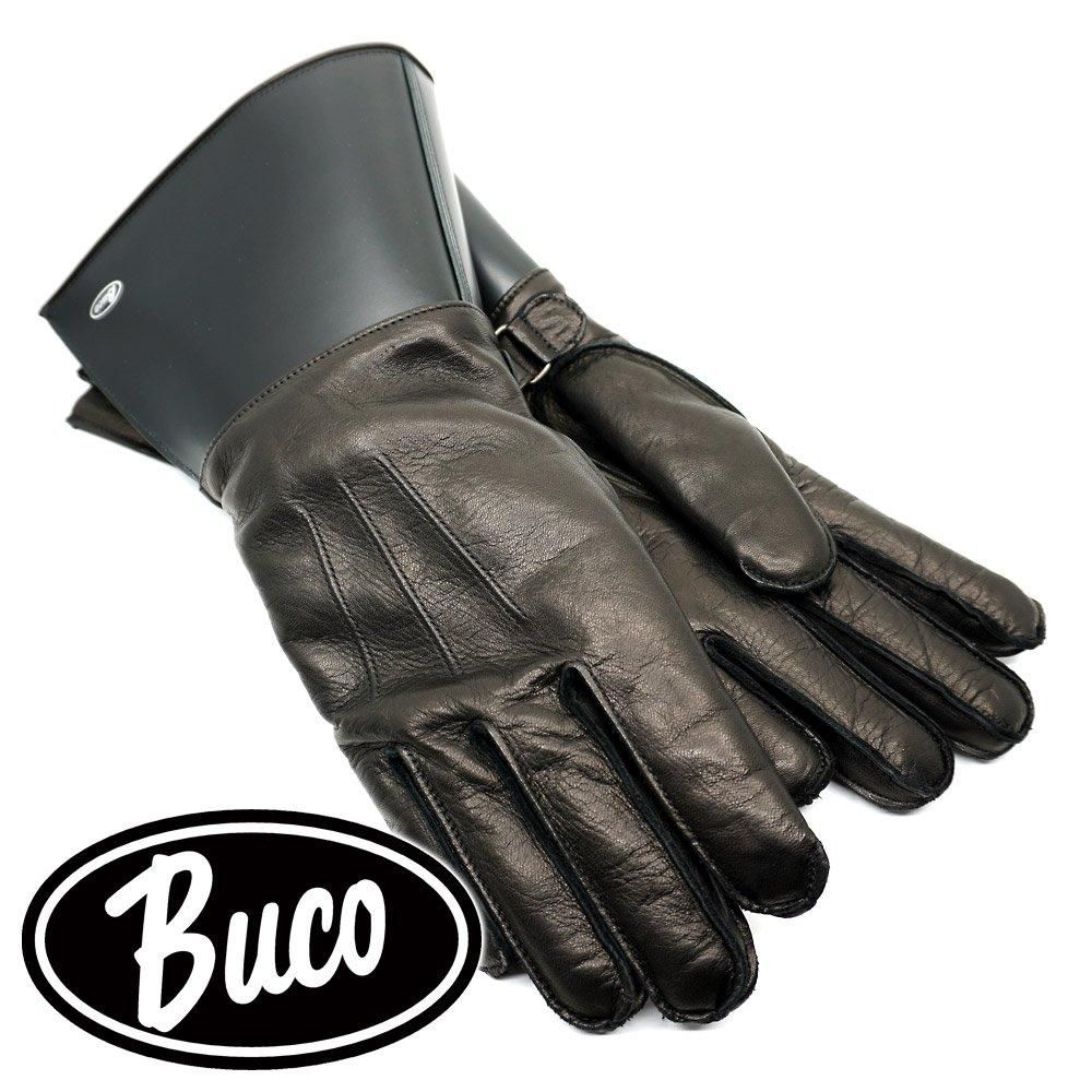 BUCO LEATHER GAUNTLET MOTORCYCLE GLOVES