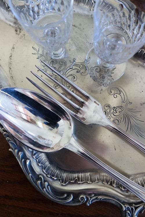 Christofle スプーン＆フォーク | フランスアンティーク antiques ruan