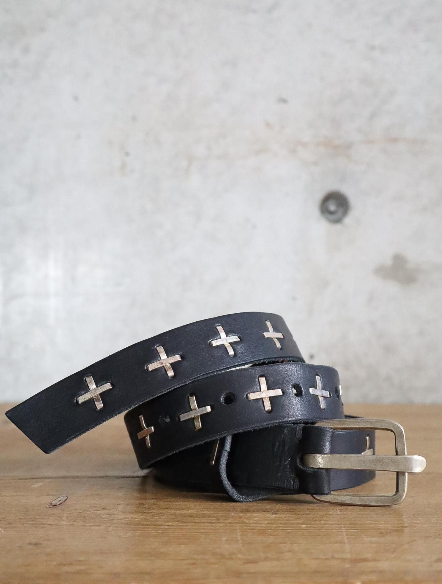 STUDDED q BUCKLE MED BELT / m.a+ (エムエークロス) 神戸 SHELTER2