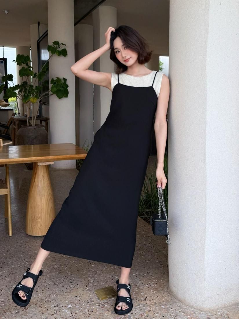 NS LINEN KNIT TOPS NATURAL - BIRTHDAY BASH