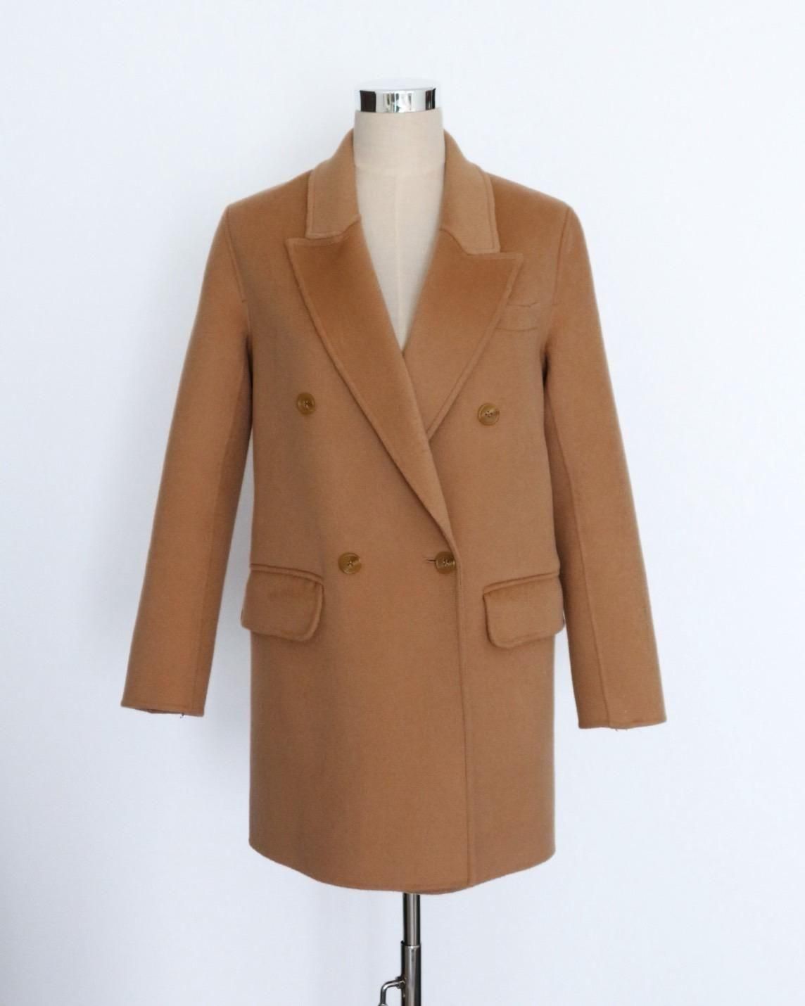 Saki collaboration】ウールダブルフェイスジャケットコート