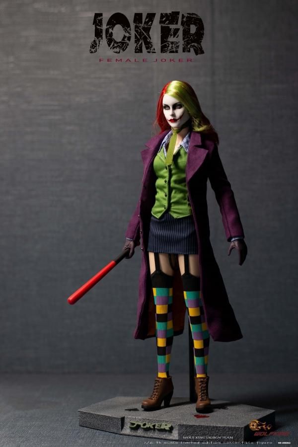 送料無料 1/6 WOLFKING WK-89026A Female Joker 女性ジョーカー 数量