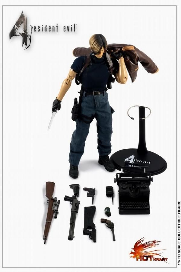 発売済み 1/6 HOT HEART バイオハザード4 レオン・S・ケネディ 革服版