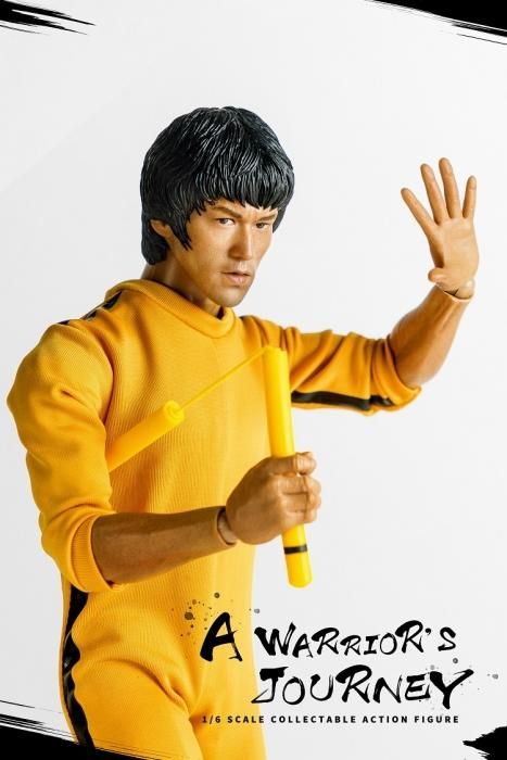 送料無料 1/6 ブルース・リー ダブルヘッド付 アジアン男性フルセット