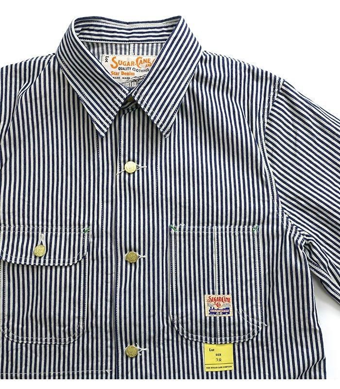 シュガーケーン SUGARCANE [SC15656] 11oz. ヒッコリーストライプ