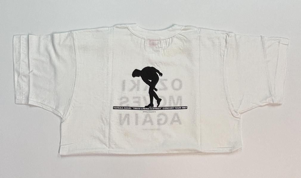 尾崎豊 1987ツアー Tシャツ 街路樹 OZAKI MOVES AGAIN TREES LINING A