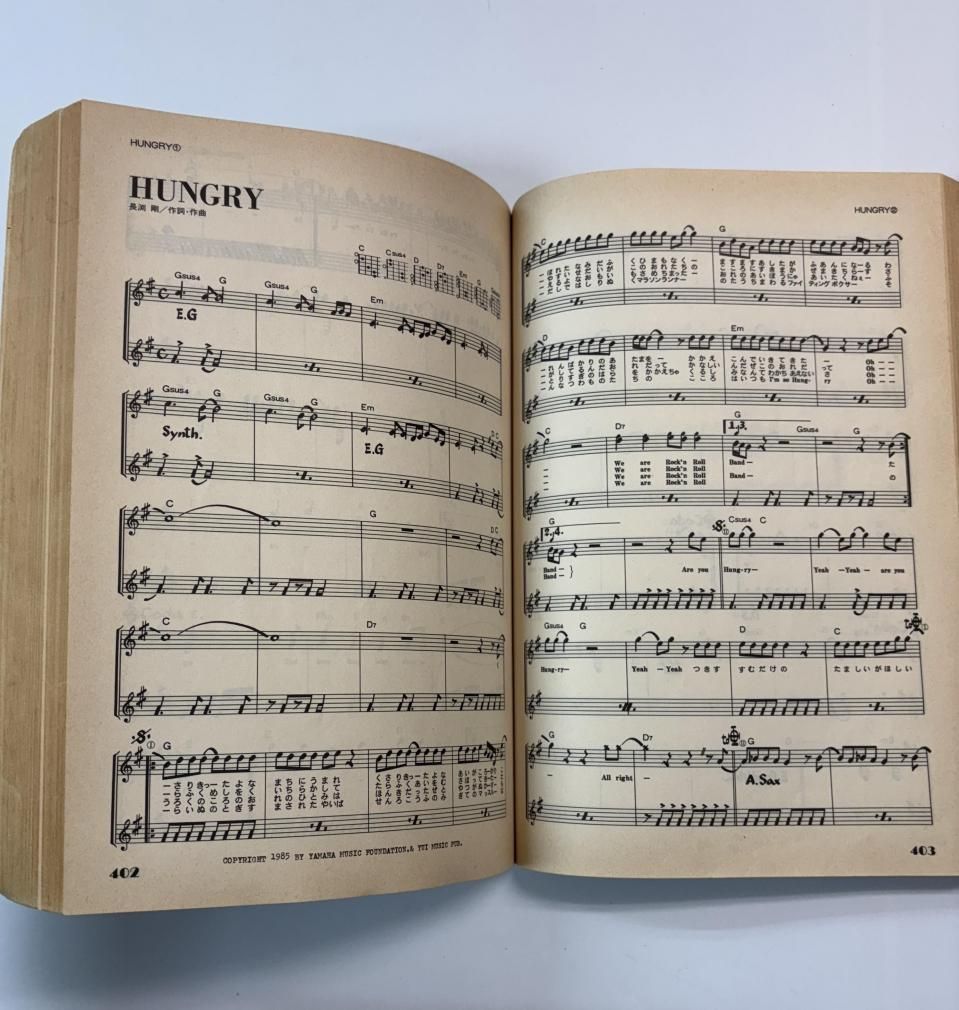 長渕剛 ギター弾き語り 長渕剛 全曲集 652頁 アルバム「昭和」まで