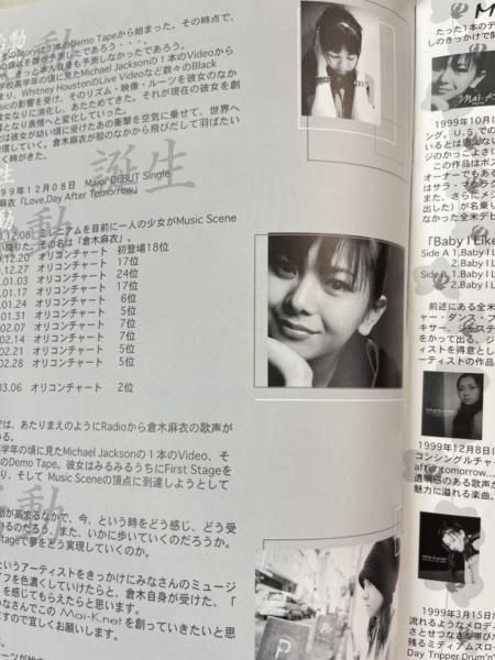 倉木麻衣 ファンクラブ会報 You & Mai 創刊準備号、000号から76号まで