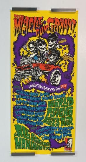 ミッシェルガンエレファント ポスター WORLD PSYCHO BLUES TOUR シルク