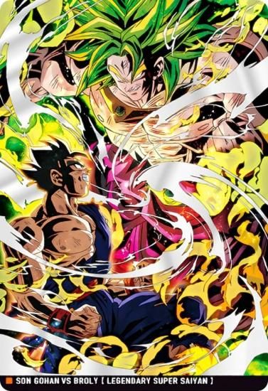 箔押し] 3-26.孫悟空 & 伝説の超サイヤ人 ブロリー (SR スーパーレア