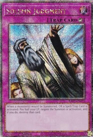 遊戯王宣告者の神巫英語レリーフOP25 超深彫個体