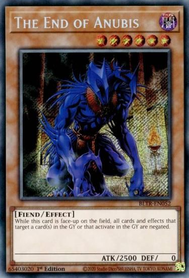 遊戯王 BLTR-EN052 エンド・オブ・アヌビス (英語版 1st Edition