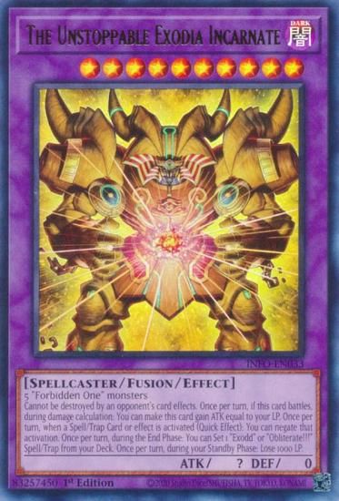 遊戯王 INFO-EN033 幻の召喚神エクゾディア (英語版 1st Edition