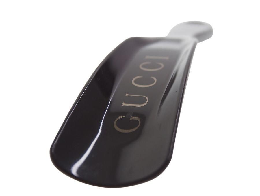 グッチ ノベルティ くつべら 靴ベラ シューホーン ロゴ入り フック穴