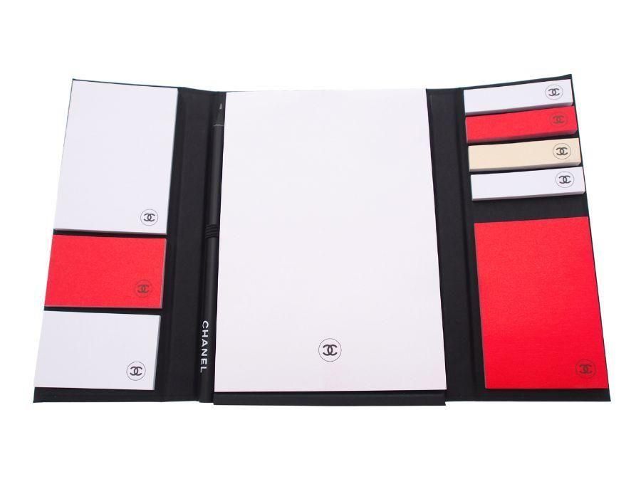 シャネル ノベルティ LA COLLECTION メモ帳 付箋 えんぴつ セット
