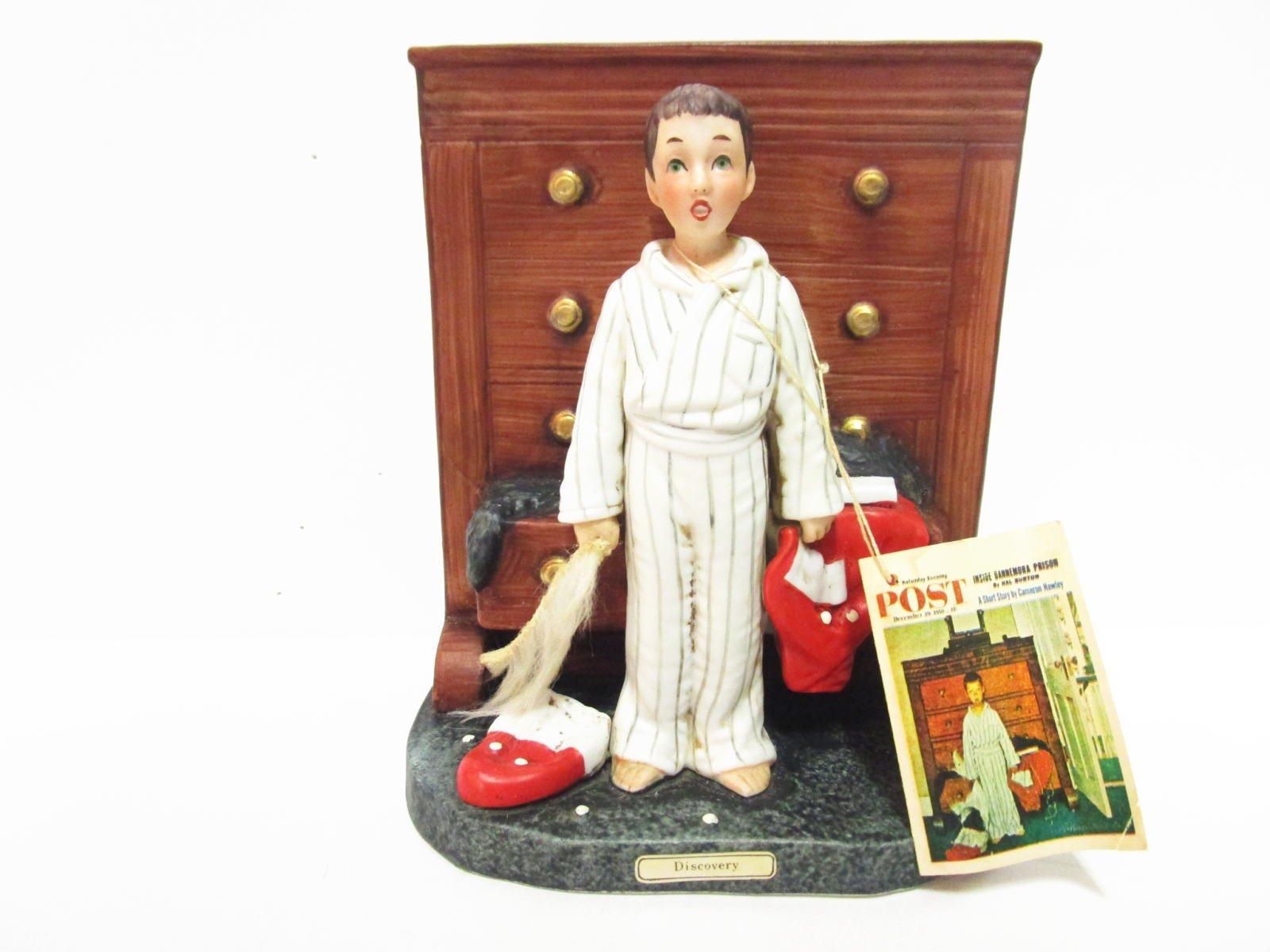 ノーマン・ロックウェル Discovery サンタの衣装を見つけて驚く男の子