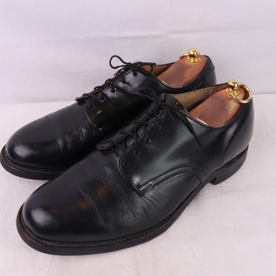 中古】メンズレザーシューズ(サービスシューズ)80's米軍USネイビー9 1