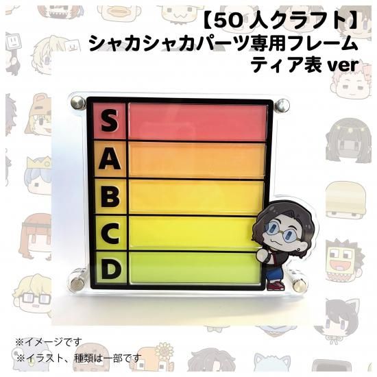 第4回人気投票】シャカシャカパーツ専用フレーム ティア表ver【50人