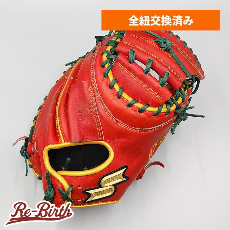 全紐交換済み】 SSK 軟式用 キャッチャーミット 型付け済み (エスエス