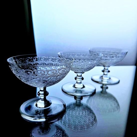 極上のオールドバカラ ローハンのシャンパンクープ【1930年頃