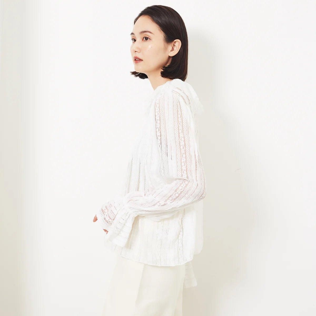 VENIT ヴェニット STRETCH LACE レースブラウス