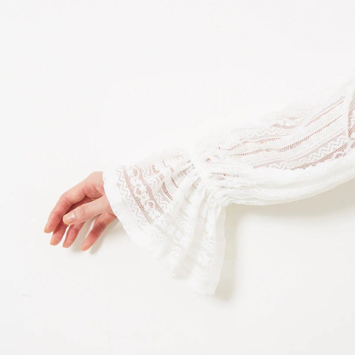 VENIT ヴェニット STRETCH LACE レースブラウス