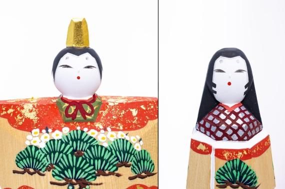 雛人形 かぎろい - 一刀彫 高橋勇二