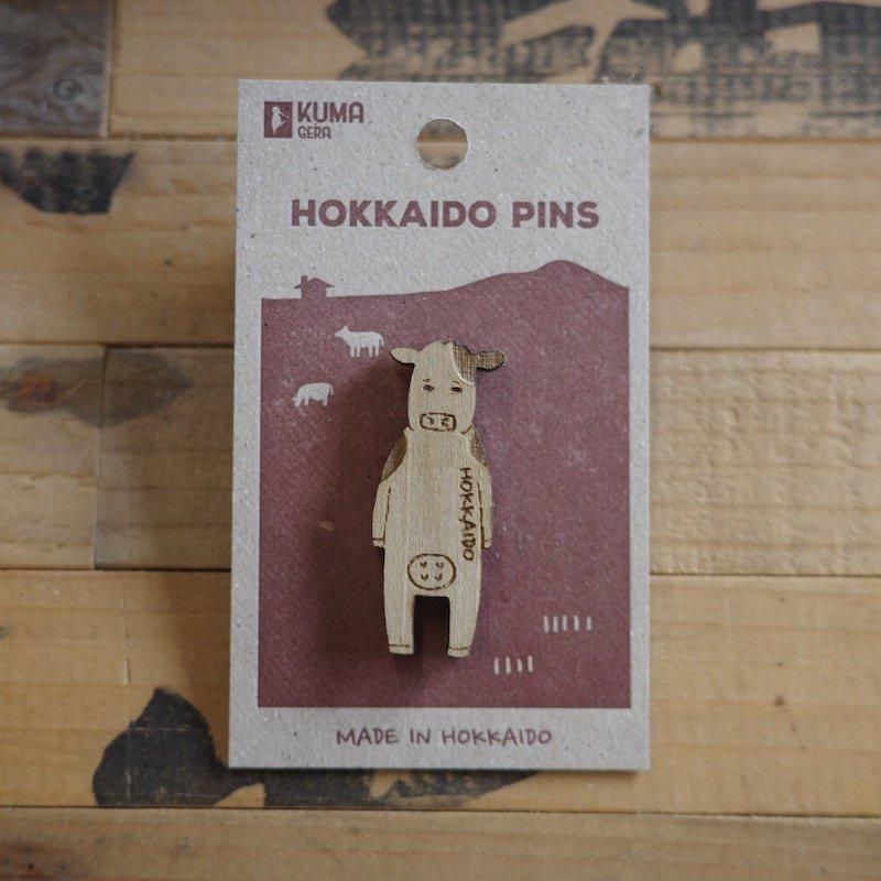HOKKAIDO PINS | 木製ピンバッジ - BACKWOOD
