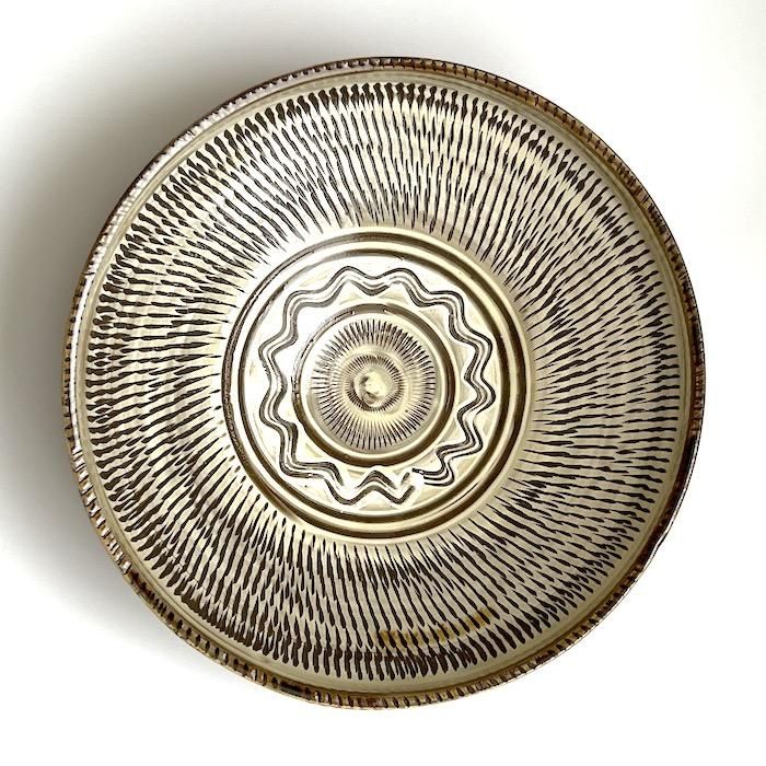 小鹿田焼 大皿 黒木昌伸窯 - Japanese craftsmanship @waza