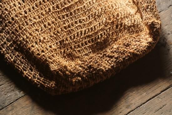 アイヌ民具 編袋 サラニプ