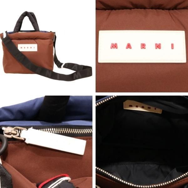 国内正規品】 マルニ バッグ MARNI パフバッグ ショルダー トート 2WAY