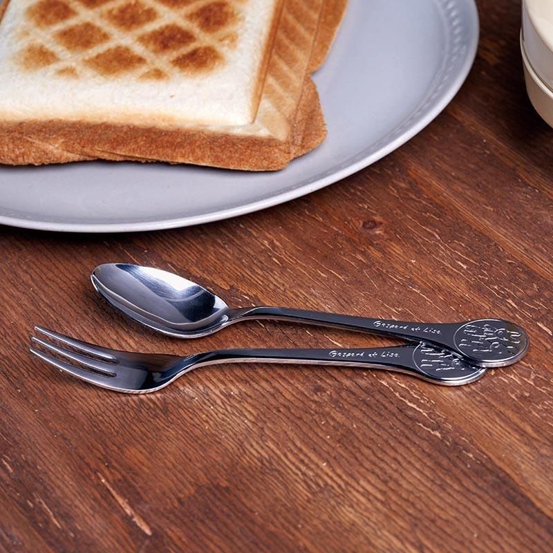 リサとガスパール】ティースプーン＆ケーキフォーク10本セット | パリ