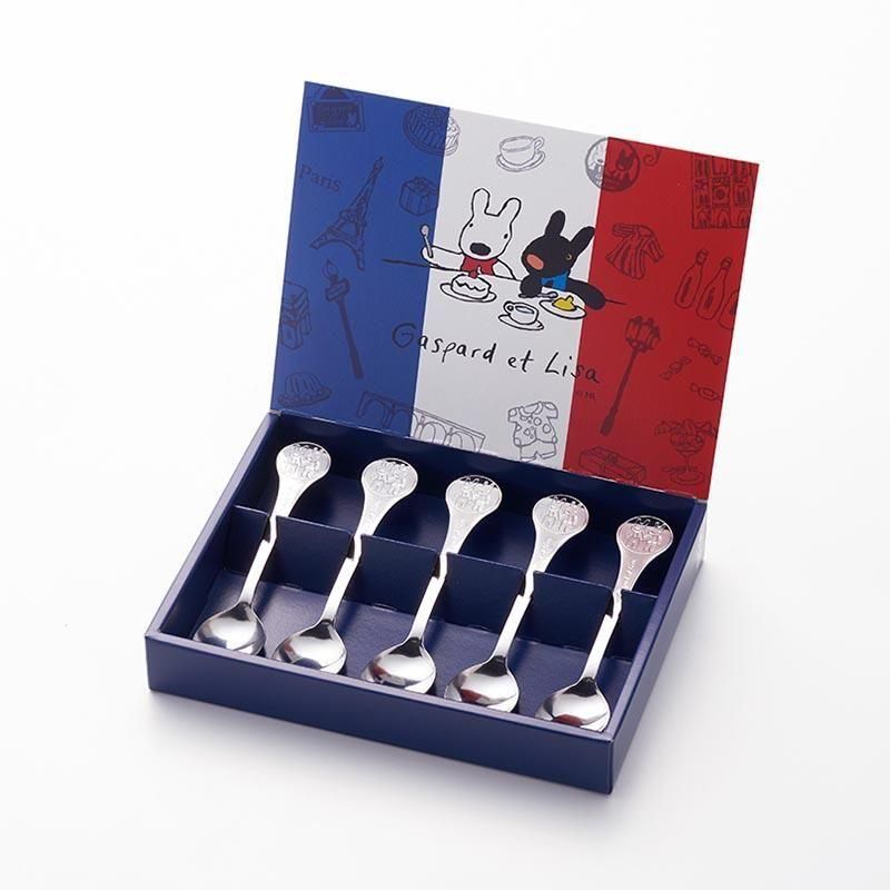リサとガスパール】ティースプーン5本セット | パリのキュートな