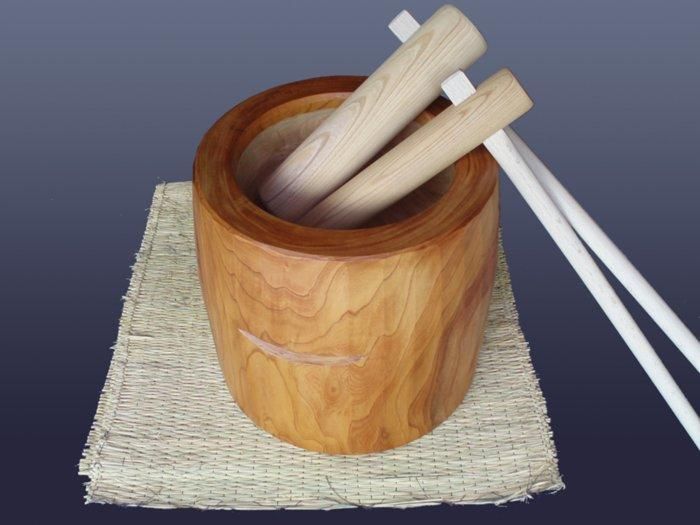 欅2尺臼 | 手作り餅つき臼 - けやきの森の通販 餅つき臼と杵の製造販売