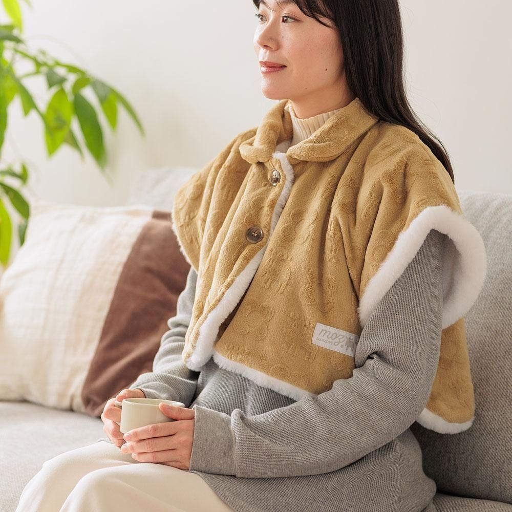 フランネルJQポンチョ サンド MZ - moz Sweden公式オンラインストア