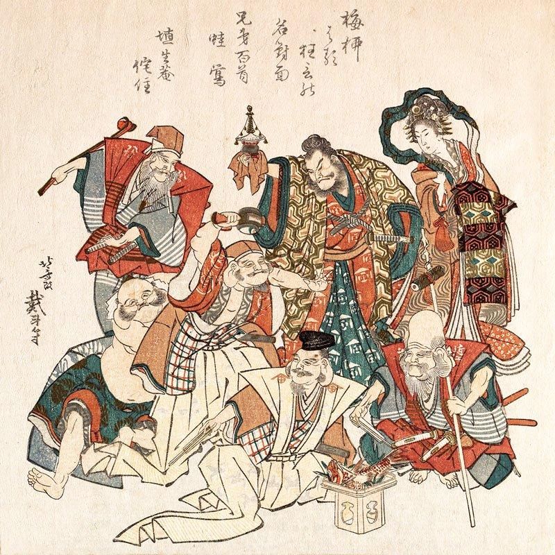 七福神 | 縁起のアート - ROSSO GRAFICO