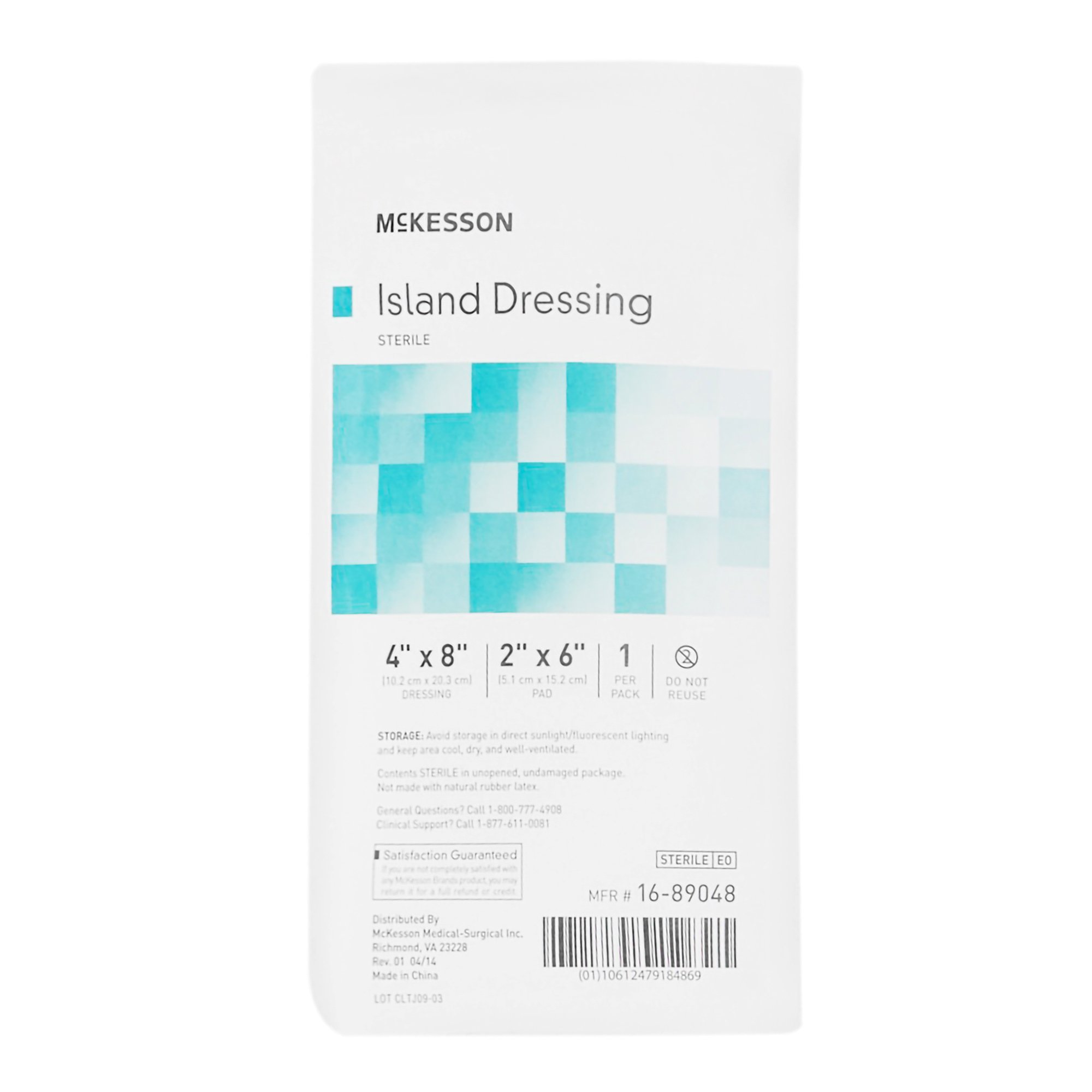 Island Dressing McKesson 4 X 8 Inch Rectangle - McKesson