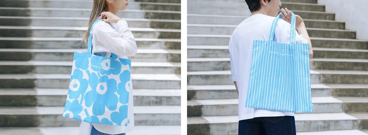 マリメッコ×ブルーボトルのコラボグッズが登場！ 「Unikko」デザインの