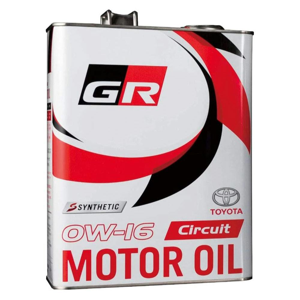 トヨタ 純正オイル GR Circuit 0W-16 4L TOYOTA Gazoo Racing 品番
