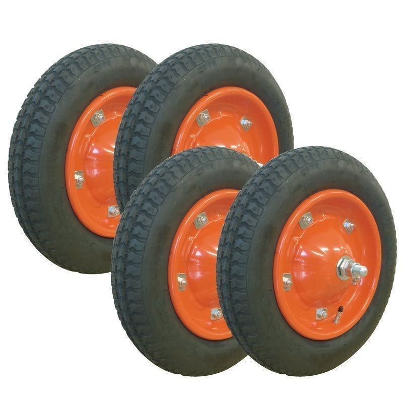 ﾁｪﾝｼﾝ3.25-8/13x3(325-8/13x3）タチホSET 一輪車・ねこ車用タイヤ