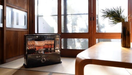 石油ストーブ ダブルクリーン ホワイト コンクリート10畳 木造7畳