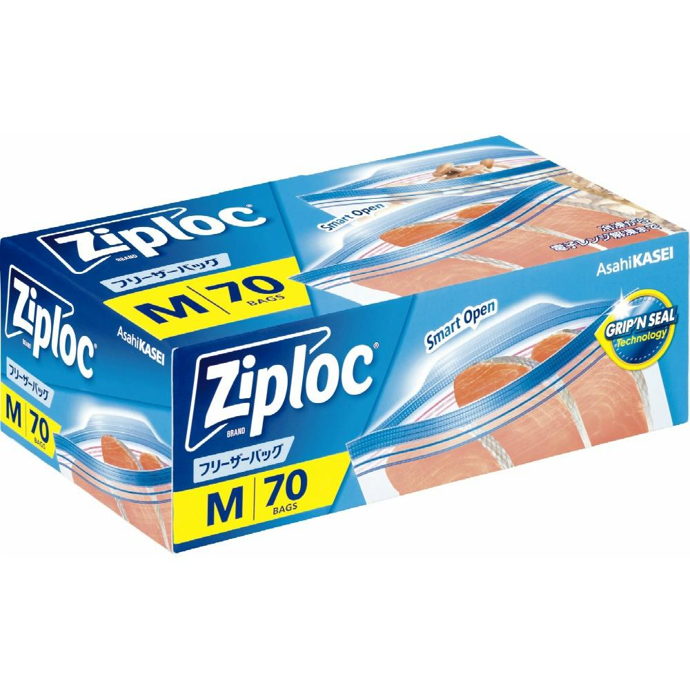 12点まとめ買い】ジップロック フリーザーバッグM70枚入 × 12点